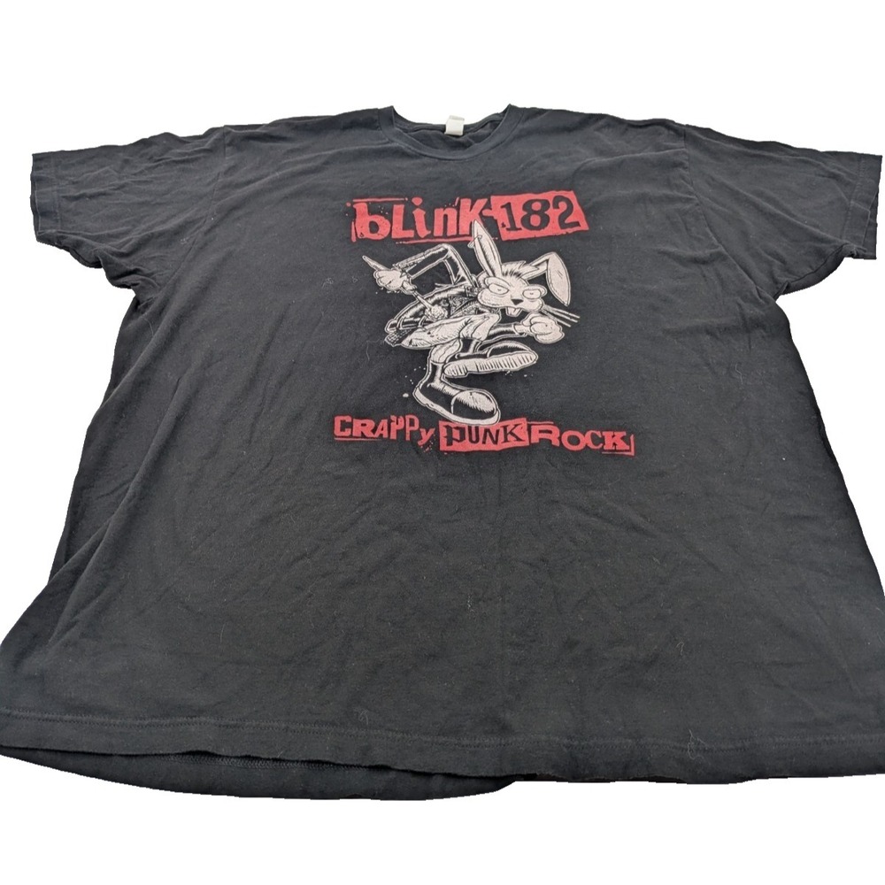 Vintage BLINK 182 Rabbit Crappy Punk Rock Band T-shirt 2023 2024 World Tour XXXL